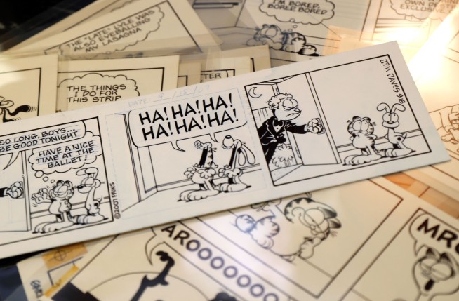 30-plus years of ‘Garfield’ comic strips to sell at auction
