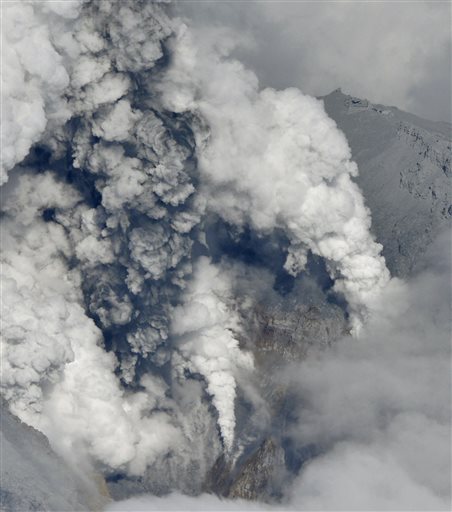Volcano erupts in central Japan, injuring 11