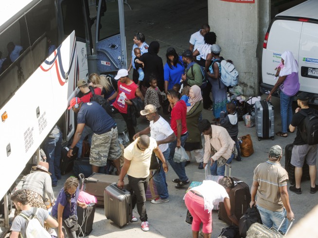 Canada asylum seekers housed at Montreal's Olympic Stadium