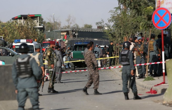 Twin bombings near Afghanistan's Defense Ministry kill 24