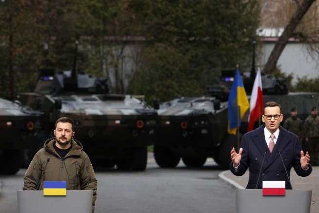 Poland is done sending arms to Ukraine, Polish leader says as trade dispute escalates