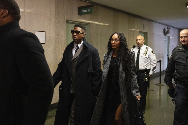 Actor Jonathan Majors appears in court as jury selection begins in New York assault trial