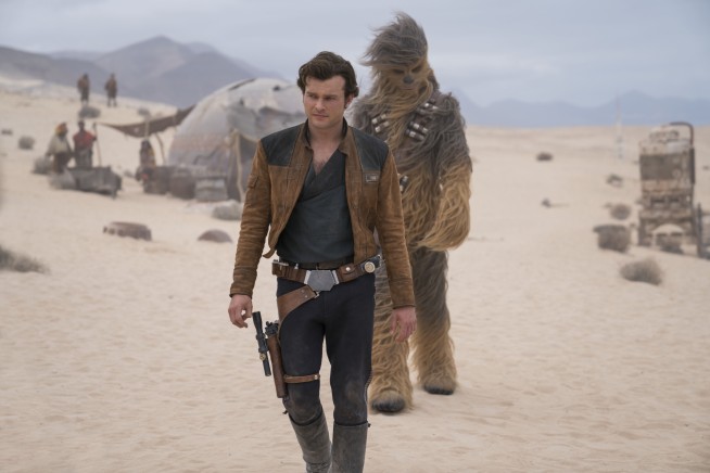 'Solo: A Star Wars Story' falls 65 percent in second weekend