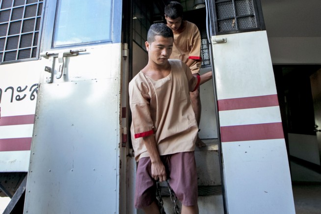 Myanmar migrants found guilty of killing British backpackers