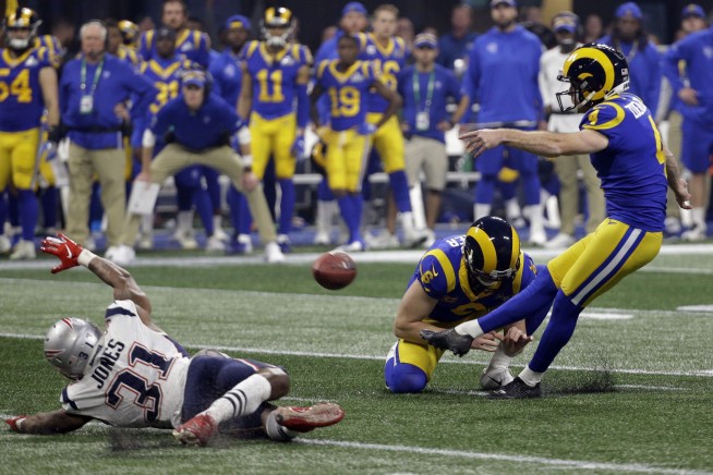 The Latest: Patriots defeat Rams in lowest-scoring SB ever