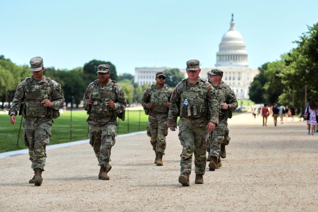 National Guard troops on DC streets for Trump's crackdown will start carrying guns