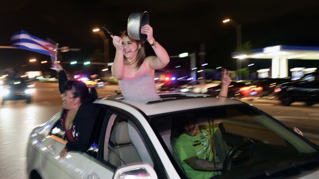 Celebration, sorrow mingle after death of Fidel Castro