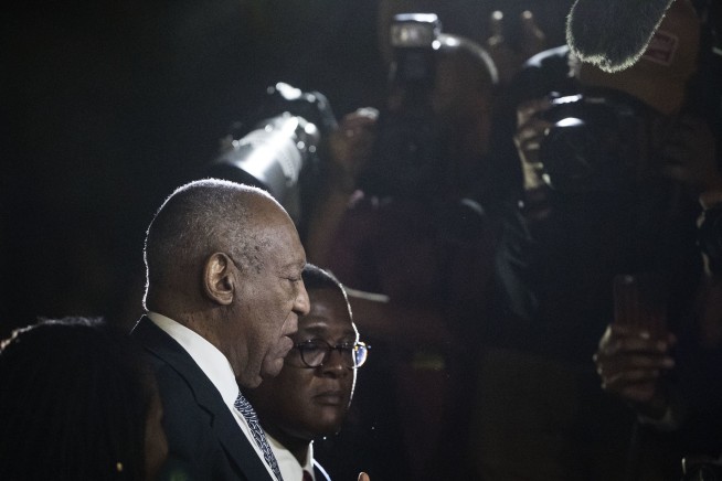 The Latest: Jury deadlocks in Cosby trial; mistrial declared