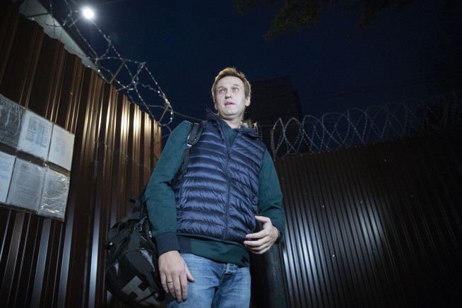 Russian opposition leader Navalny free after 50 days in jail