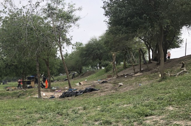 Mexico migrant camp tents torched across border from Texas