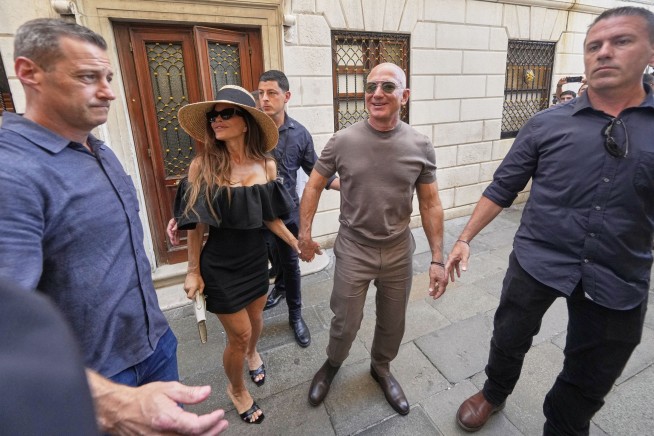 These are the celebs who are attending Jeff Bezos’ Venice wedding