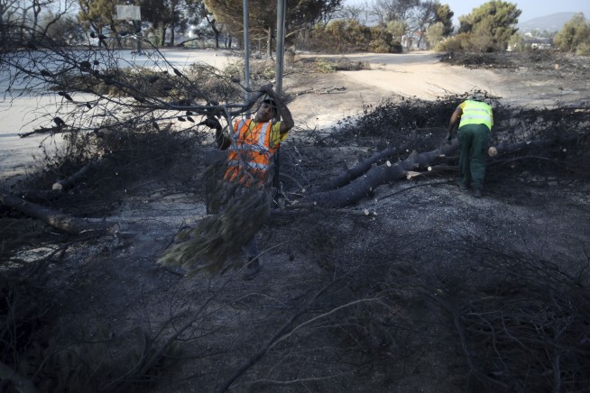Rescue crews search for missing in Greek wildfires; 79 dead