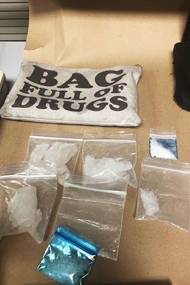 Package labeled 'Bag Full of Drugs' leads to Florida arrests