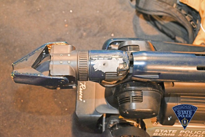 Robotic police dog shot multiple times, credited with avoiding potential bloodshed