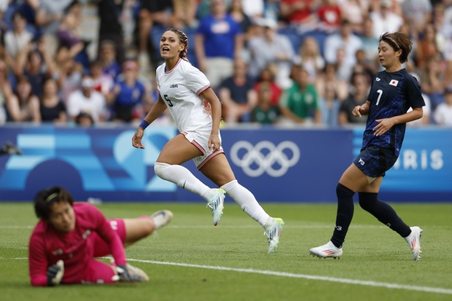Trinity Rodman’s 'bit of magic' sends US into Olympic soccer semifinals with 1-0 win over Japan
