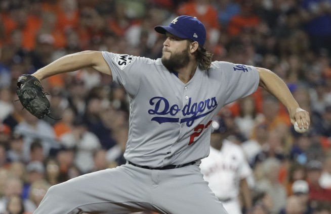 The Latest: Kershaw retires all 6 batters faced