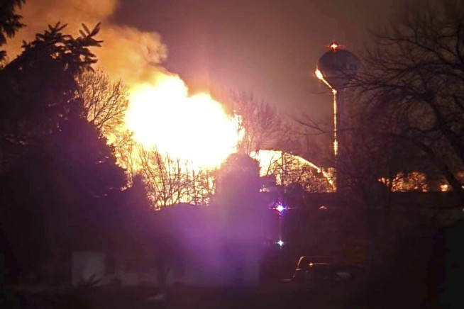 Firefighters needed so much water that a Minnesota town had to go without