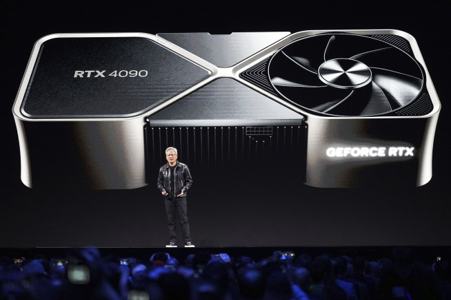 Nvidia sales surge in the fourth quarter on demand for AI chips