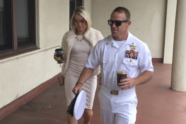The Latest: Witness could face perjury in Navy SEAL trial