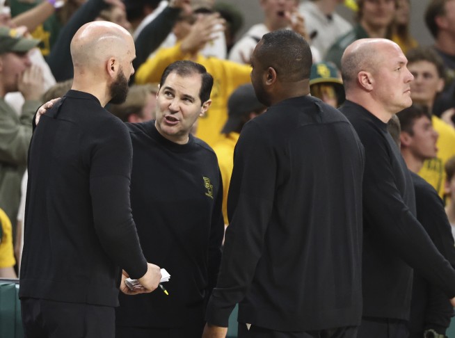 Baylor AD critical of Big 12 officials after coach Scott Drew ejected in win over Iowa State