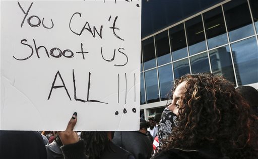 Ferguson protesters rally across US for second day