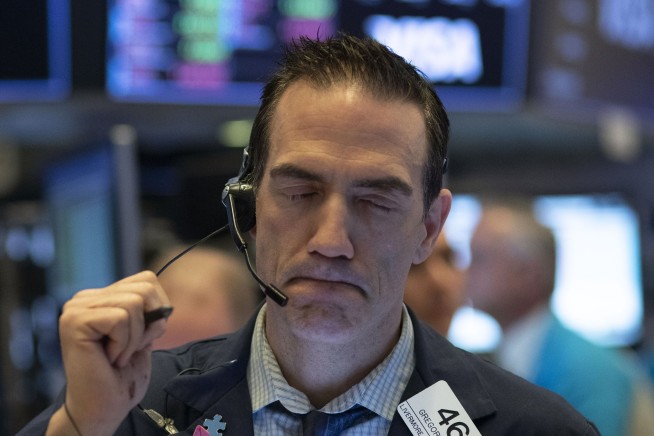 Stocks drop as recession fears take hold; Dow loses 1,300