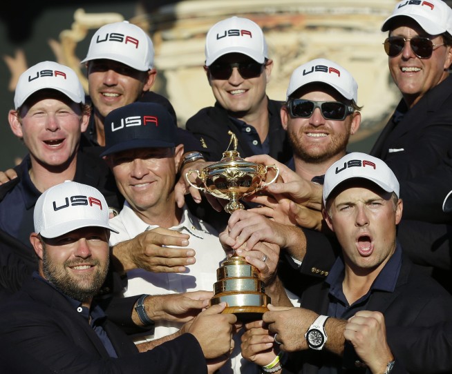 Task completed as Americans win back Ryder Cup