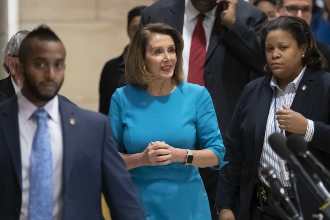 Pelosi nominated by Democrats to be speaker