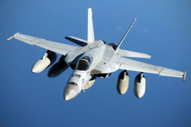 US Navy Super Hornet jet crashes in California desert