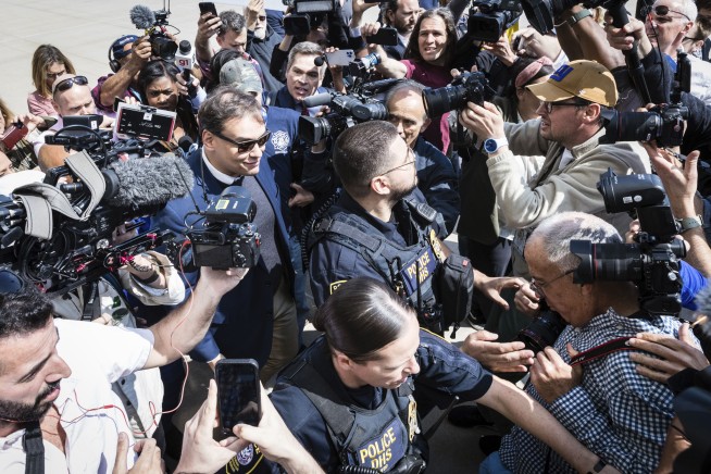 George Santos pleads not guilty to federal indictment and says he won't resign