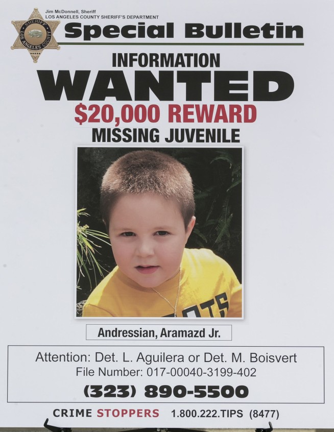 Body of missing 5-year-old boy found in California