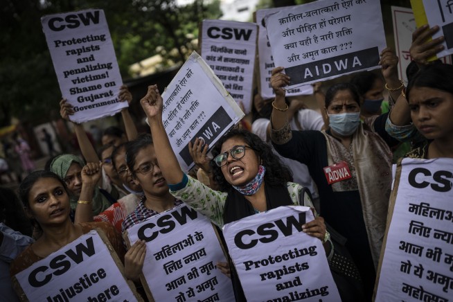Indian woman condemns release of her convicted rapists