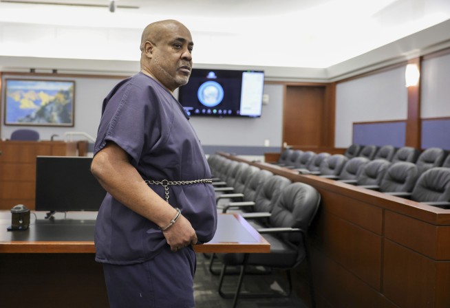 Suspect in Tupac Shakur killing is a no-show at a Nevada hearing on trial readiness