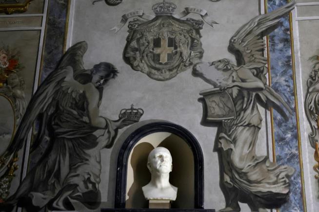 An angel resembling Italy's Meloni is painted over after an outcry from church and state