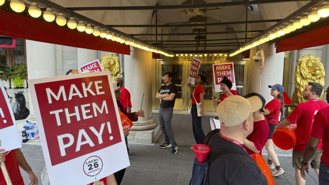 Strikes start at top hotel chains as housekeepers seek higher wages and daily room cleaning work