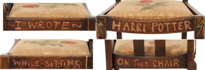 Harry Potter author's chair sells for $394,000 at auction