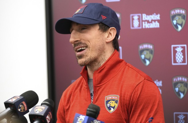 Brad Marchand in the lineup Friday for his Panthers' debut