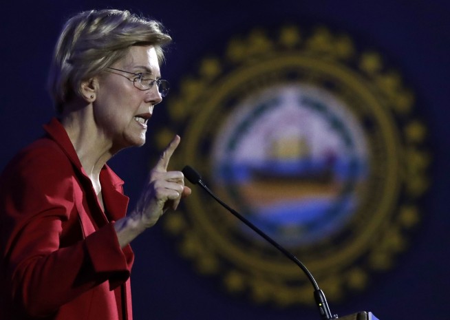 Democrat Elizabeth Warren plans to forgo big-money donors