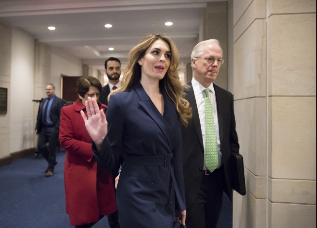 Hicks declines to answer panel's questions about White House