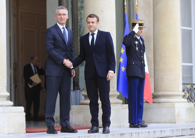 NATO chief in Paris amid ‘brain death’ criticism