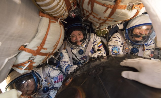 Record-breaking Astronaut Peggy Whitson returns to Earth