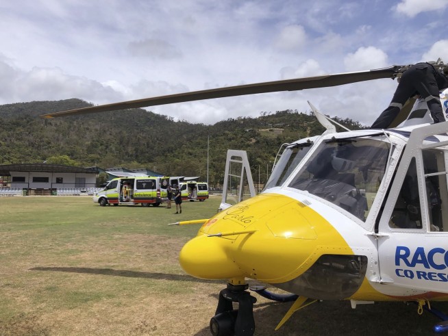 Shark bites 2 British men on Australia's Great Barrier Reef
