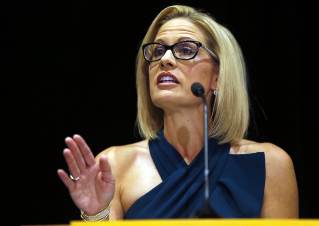 Democrat Kyrsten Sinema wins Arizona US Senate seat