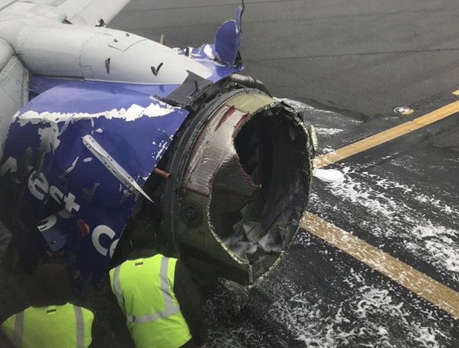 NTSB: Blown Southwest jet engine showed 'metal fatigue'
