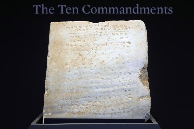 Oldest Known Stone Tablet Inscribed With Ten Commandments To Be ...