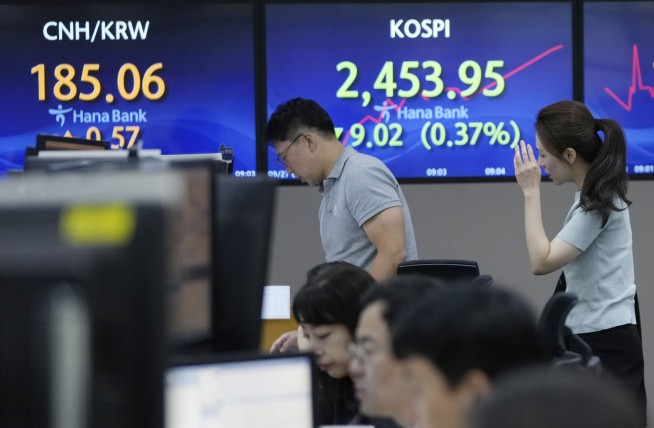 Stock market today: Asian shares fall over China worries, Seoul trading closed for a holiday