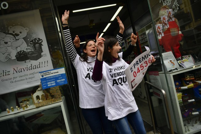 Spain's 'El Gordo' lottery sparks celebrations across Madrid