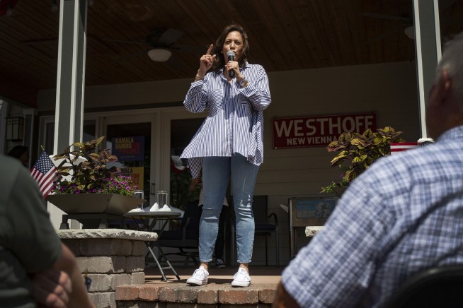 Kamala Harris reports raising $12M in 2nd quarter