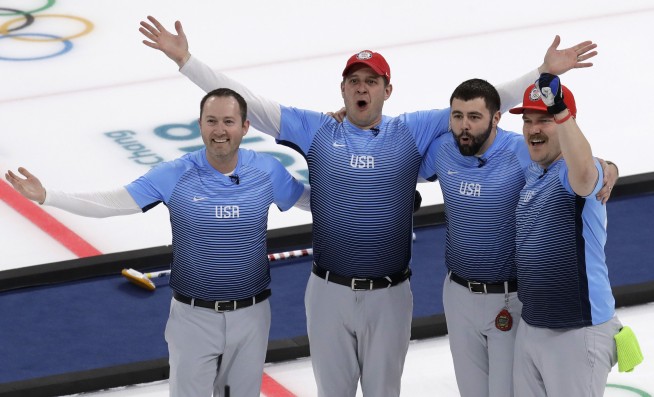 American men win Olympic curling gold, beat Sweden 10-7