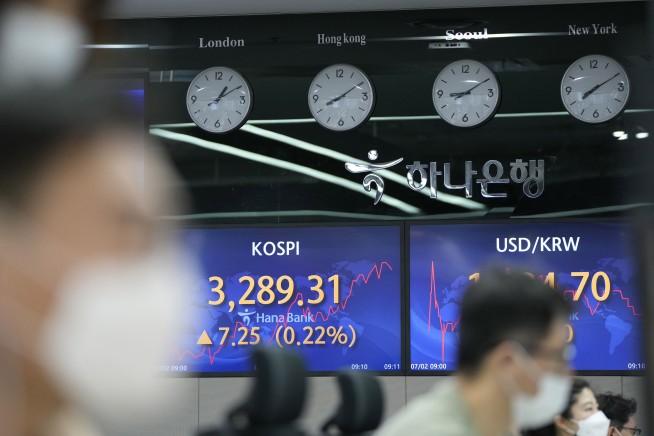 Stocks climb on Wall Street following encouraging jobs data